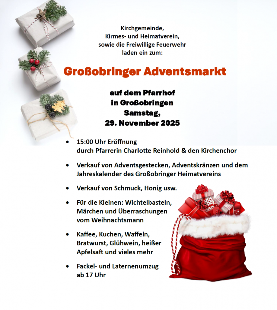 Adventsmarkt Flyer 2025