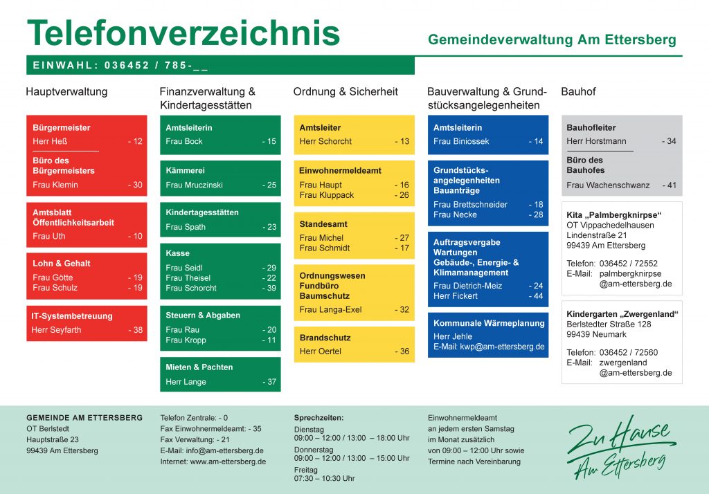 Telefonverzeichnis